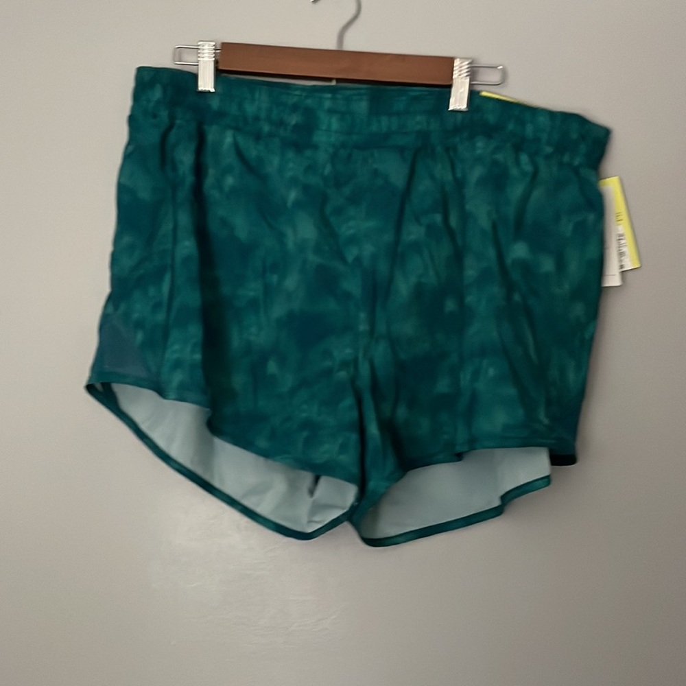 All in motion green run/athletic shorts with liner. XXL. NWT. Nice